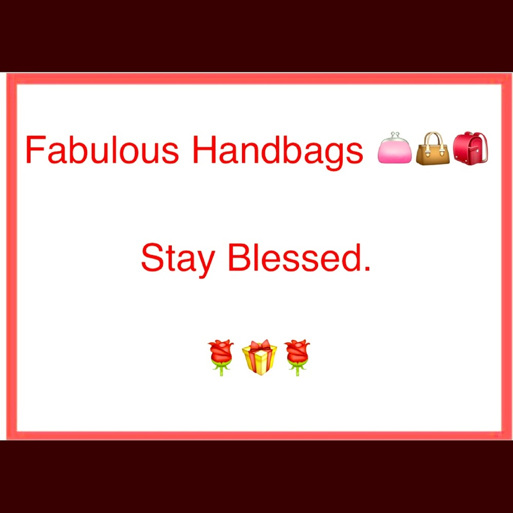 Fabulous handbags.